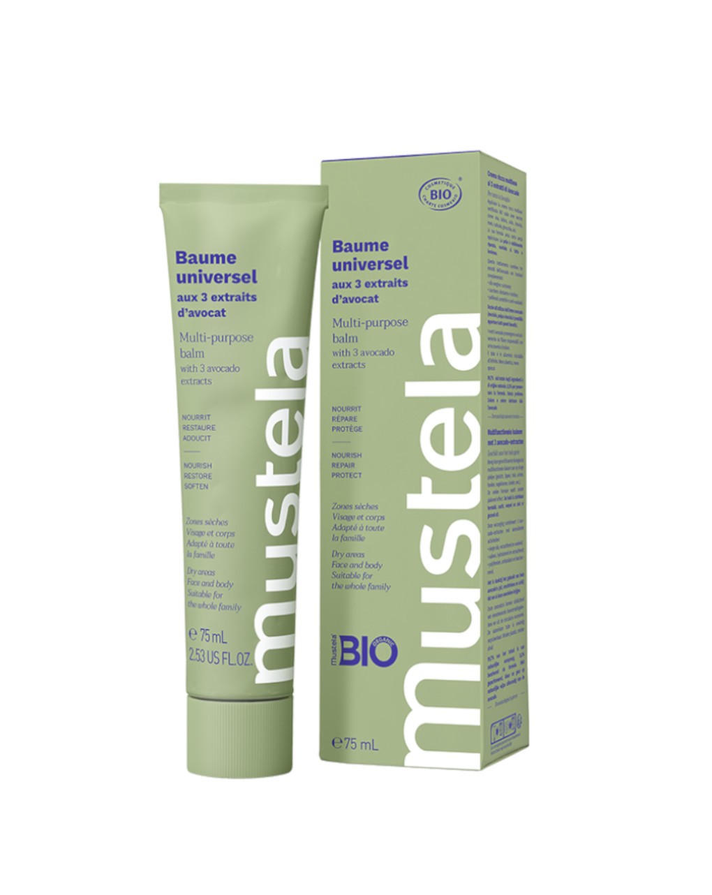 Crema ricca multiuso ai 3 estratti avocado 75ml - mustela