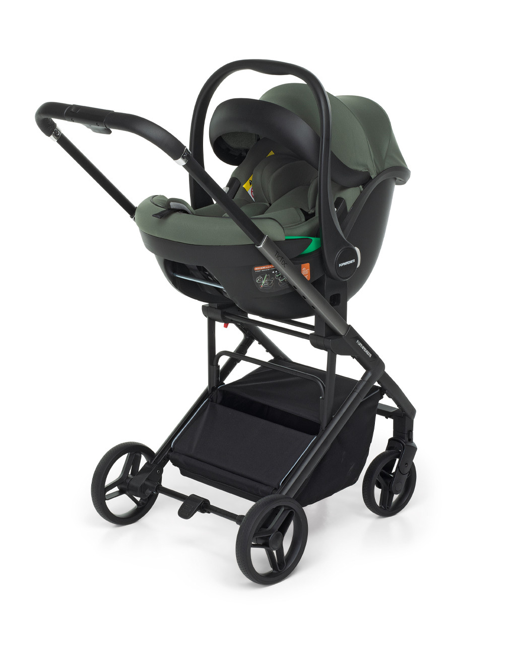 Travel system tic toc olive i-size - foppapedretti