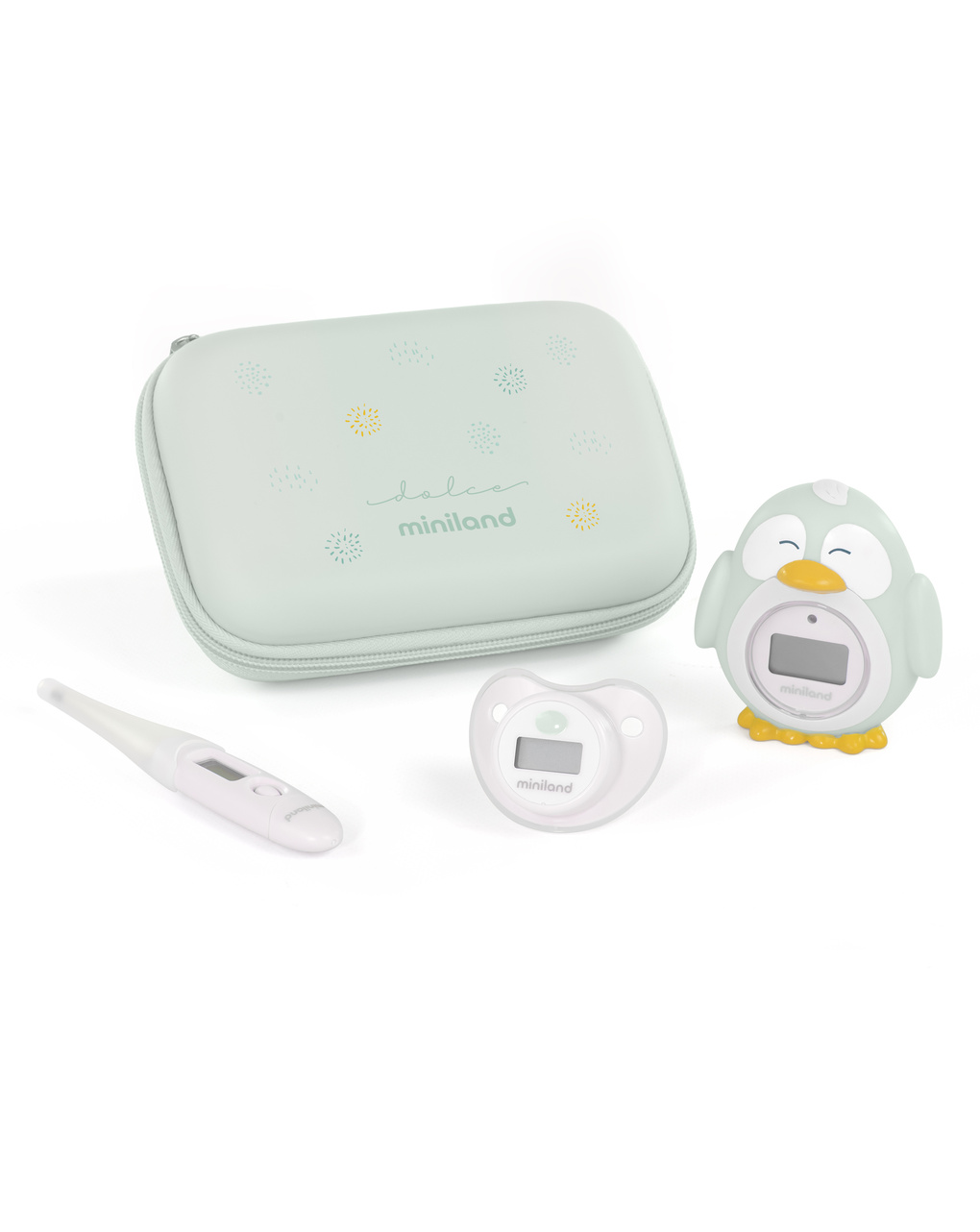 Thermokit dolce mint - set 3 termometri per bambini - miniland
