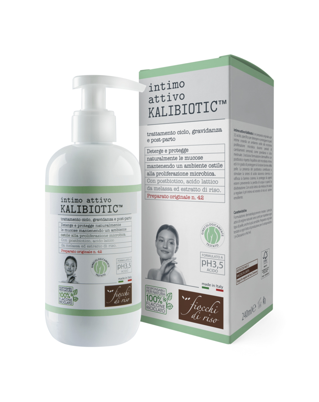 Intimo attivo kalibiotic ph 3.5 | 240 ml - fiocchi di riso