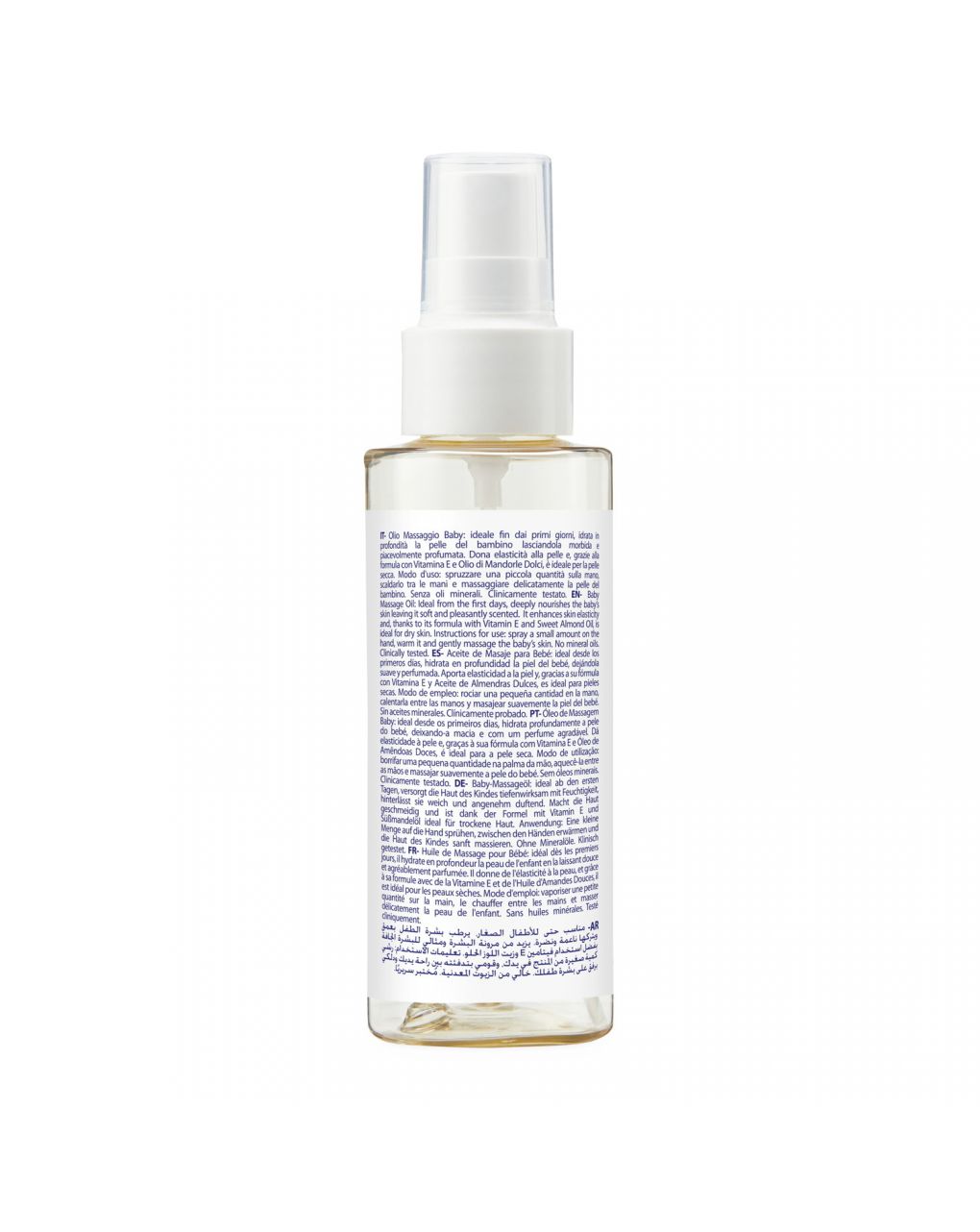 Baby olio massaggio natural sensation 100ml - chicco