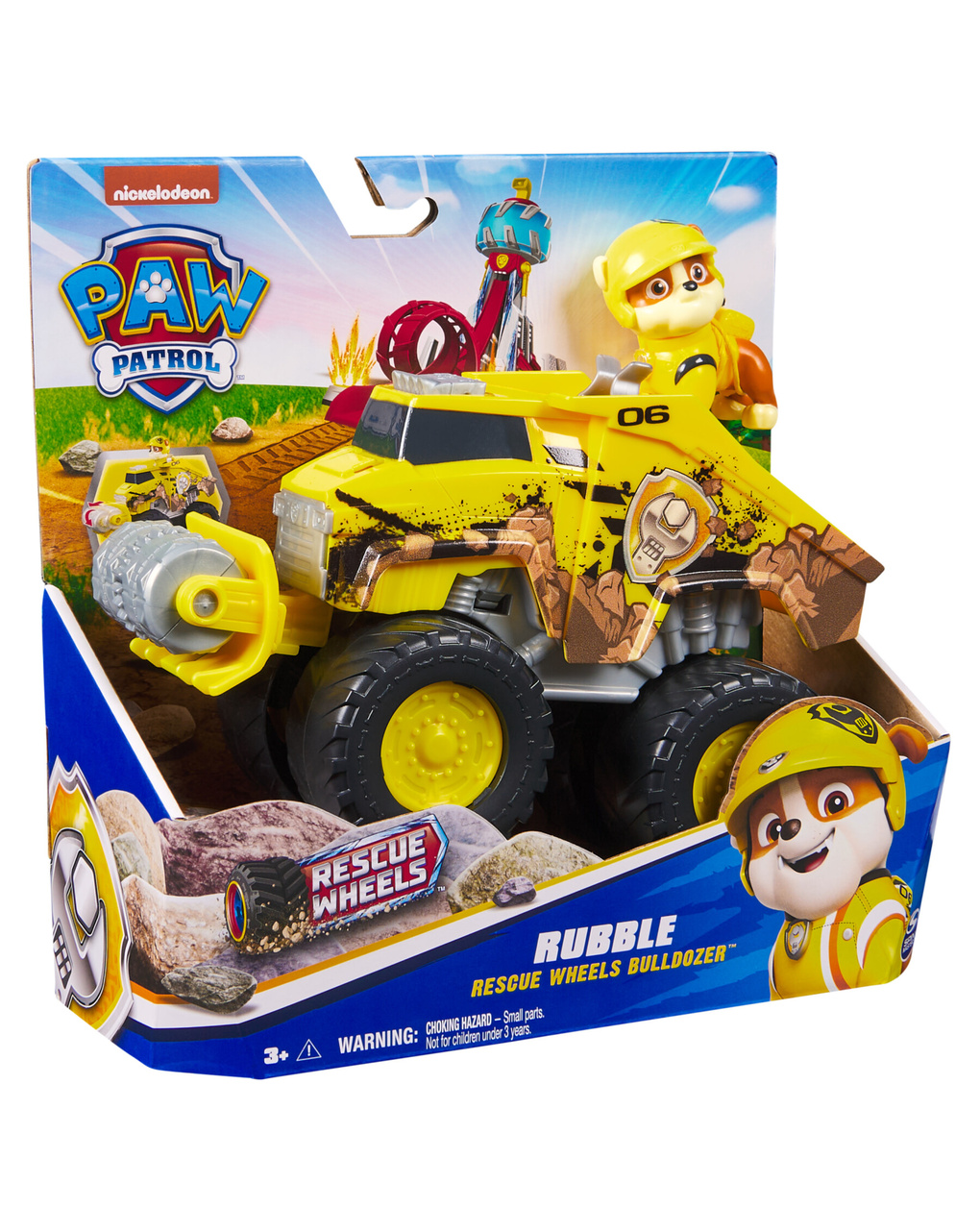 Paw patrol: rescue wheels, bulldozer di rubble