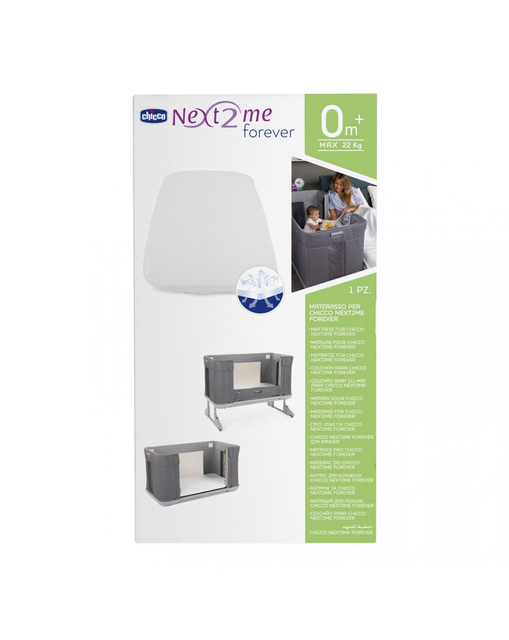 Materasso per next2me forever natural - chicco