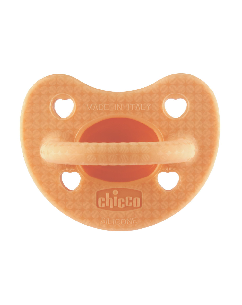 Gommotto silicone luxe 2-6m 1pz arancio - chicco