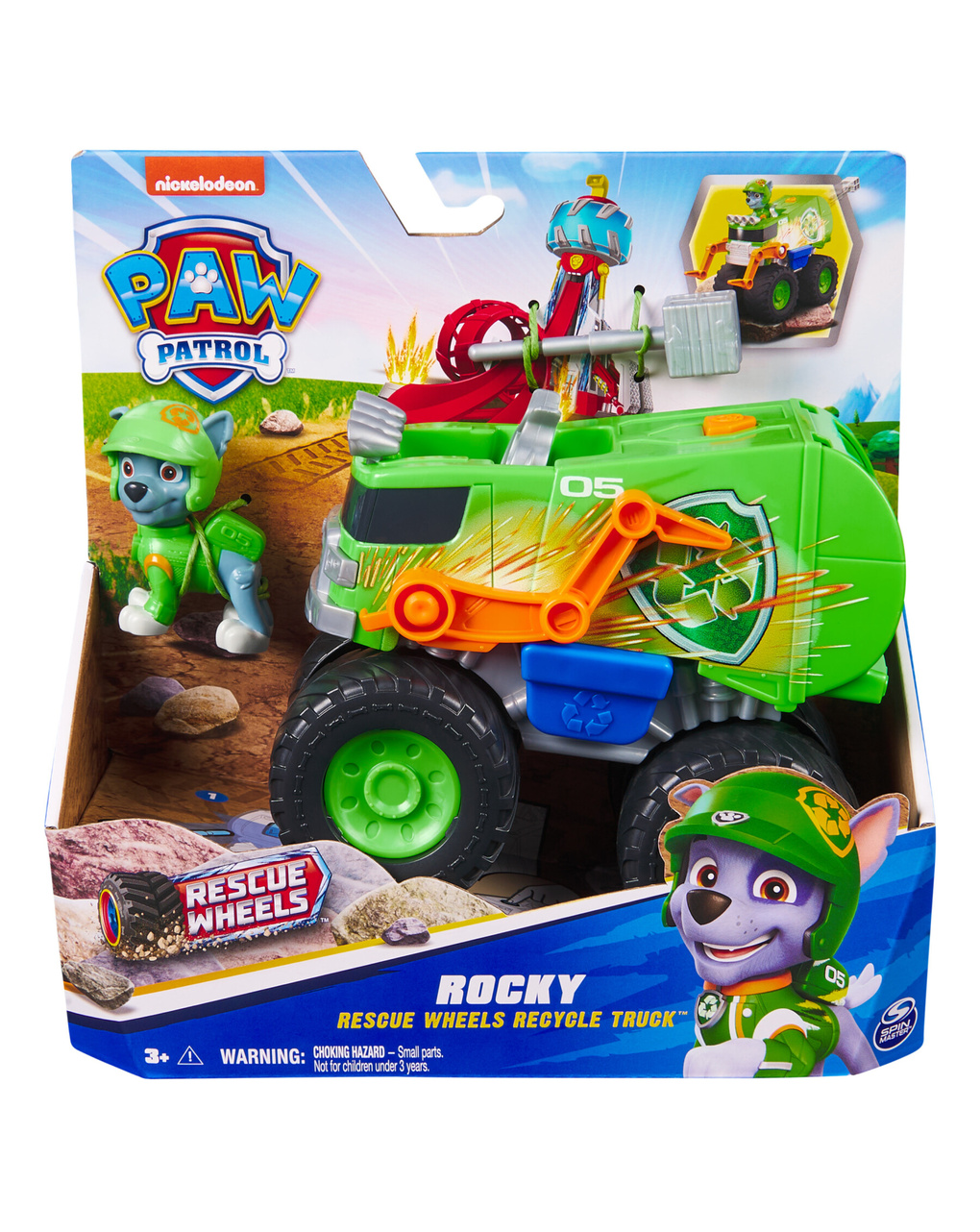 Paw patrol: rescue wheels, camion di rocky