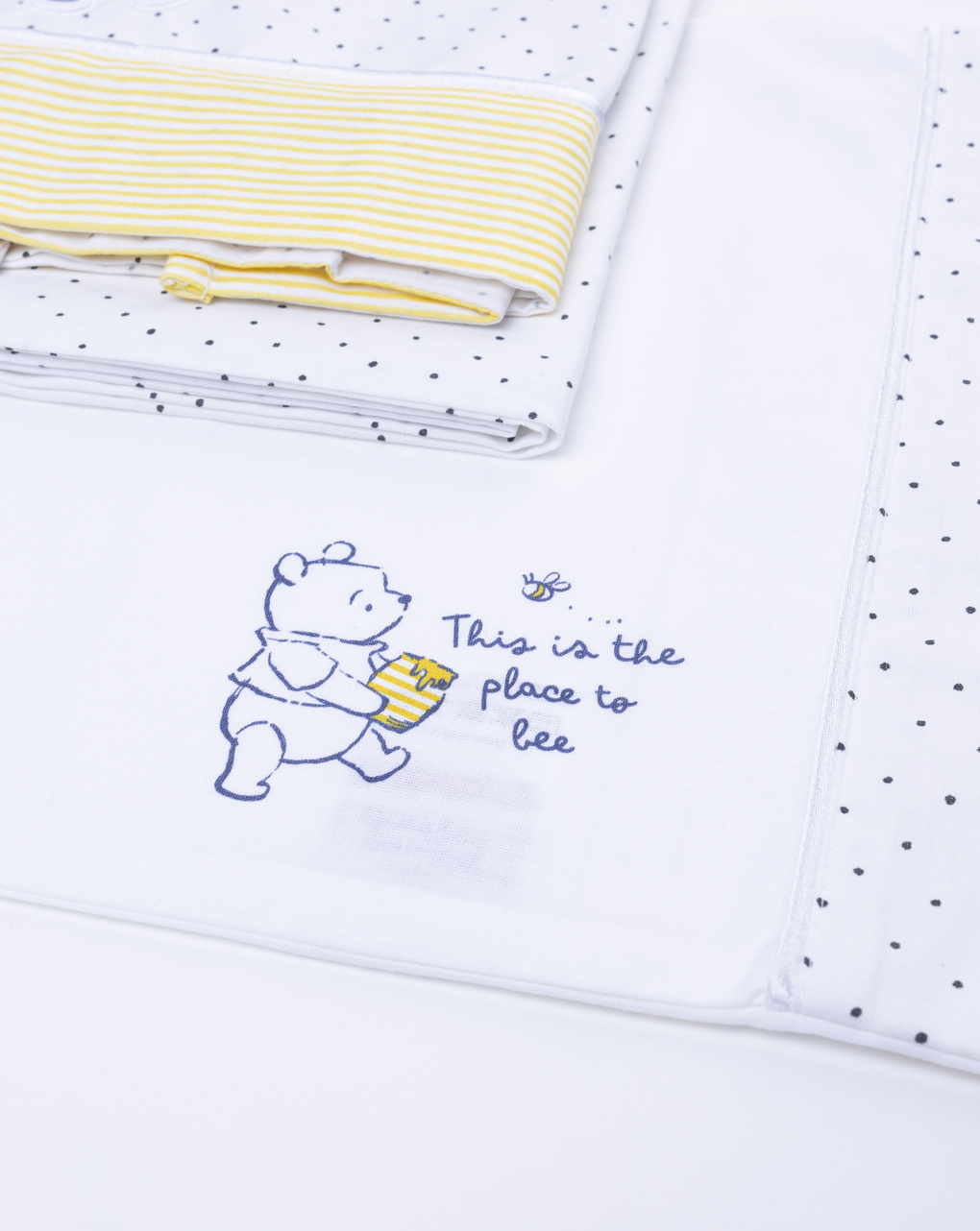 Pack 3 pezzi culla/carrozzina - completo winnie the pooh