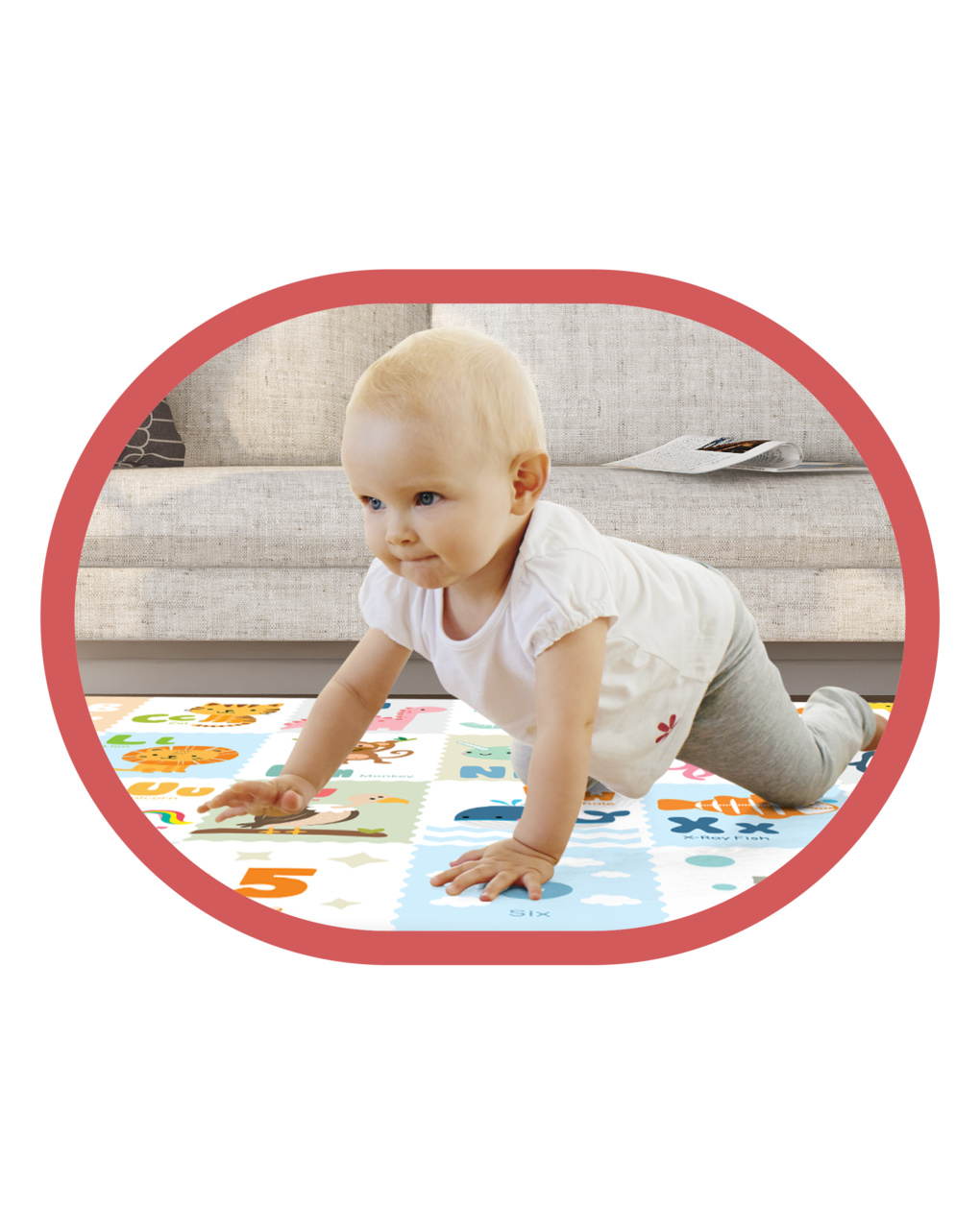 Tappeto supersoft - 10m+ - baby smile