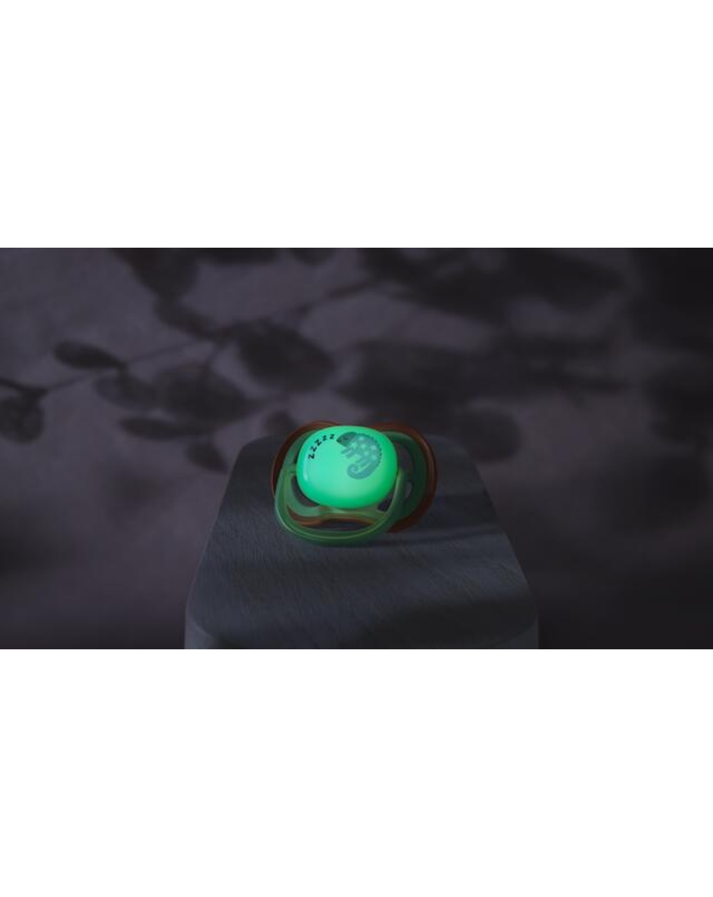 Succhietti ultra air night 6-18m camaleonte e scimmia, a base vegetale - set da 2 ciucci - philips avent