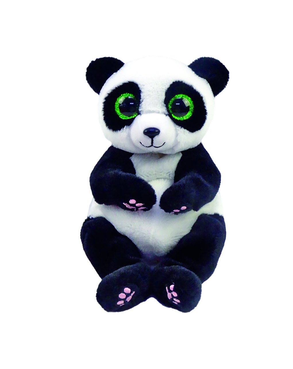 Bellies - ying il panda bianco e nero con occhi verdi grandi e glitter - 20 cm -3+ -