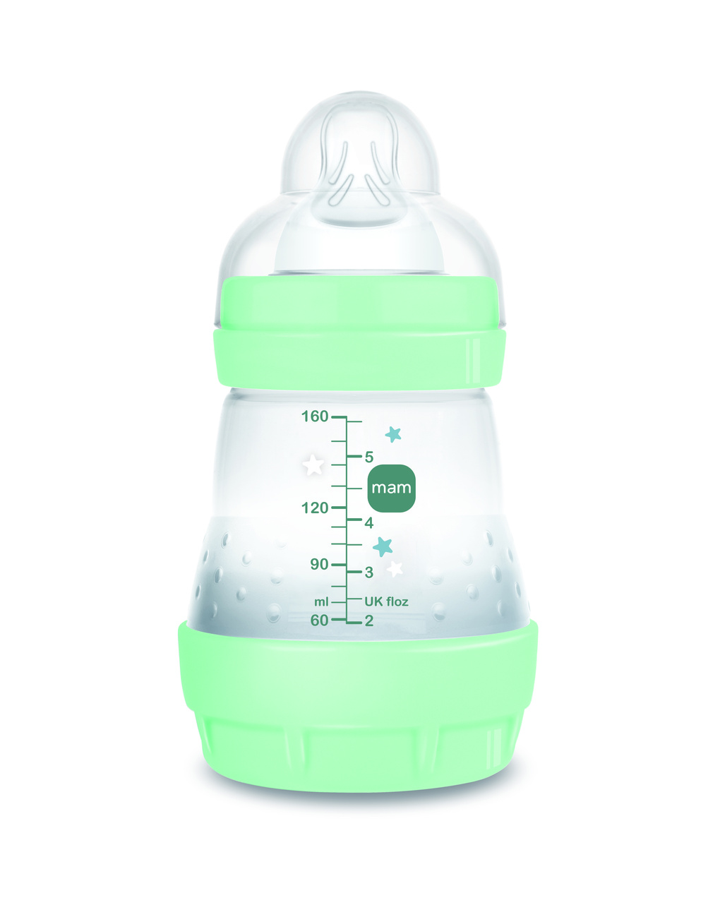 Biberon easy start 160ml bio-circolare conf. singola verde - mam
