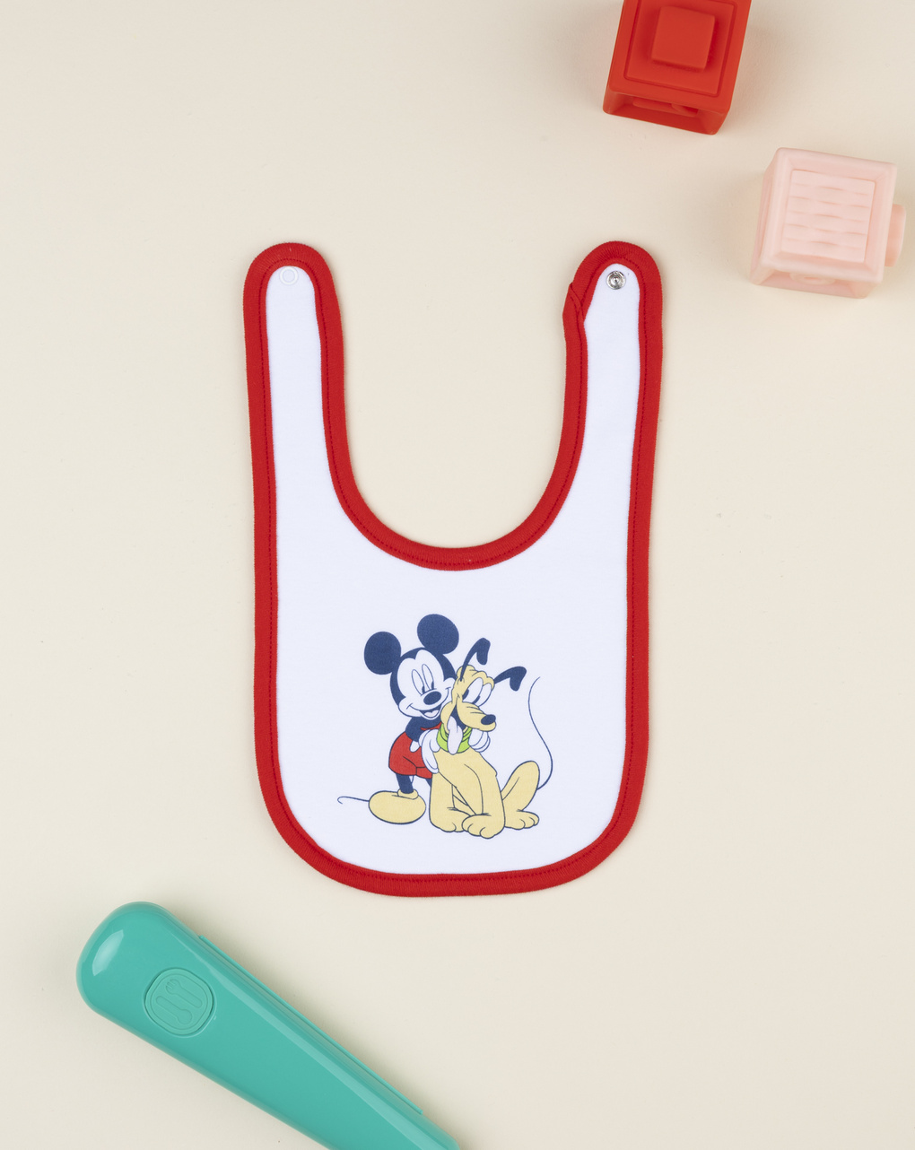 Bavaglino bimbo mickey mouse
