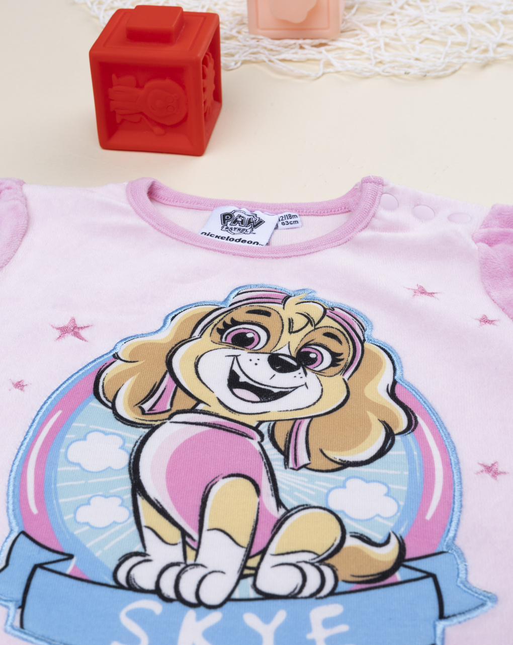 Pigiama bimba in pile paw patrol