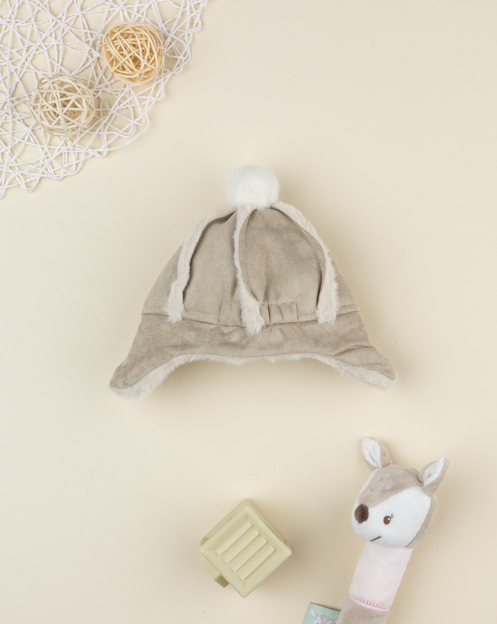 Cappello neonato orsetto