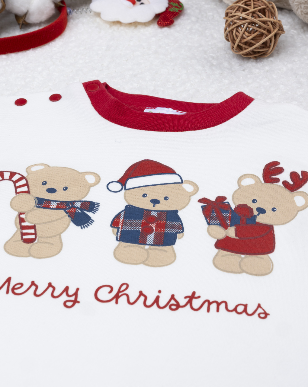 Pigiama famiglia natalizio bimbo orsetti
