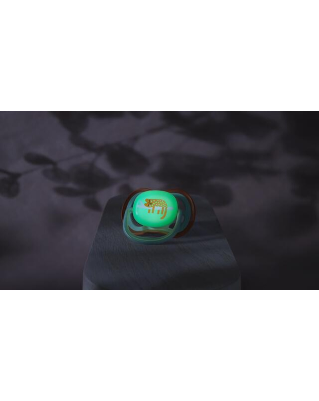 Succhietti ultra air night 18m+ leopardo e scimmia, a base vegetale - set da 2 ciucci - philips avent