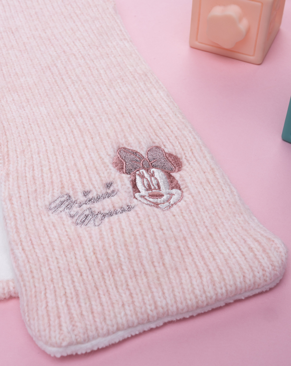 Sciarpa bimba rosa disney minnie