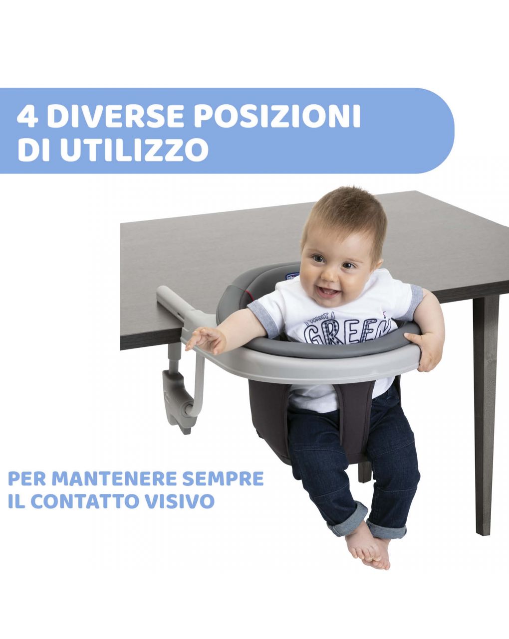 Seggiolino da tavolo 360 stone - chicco