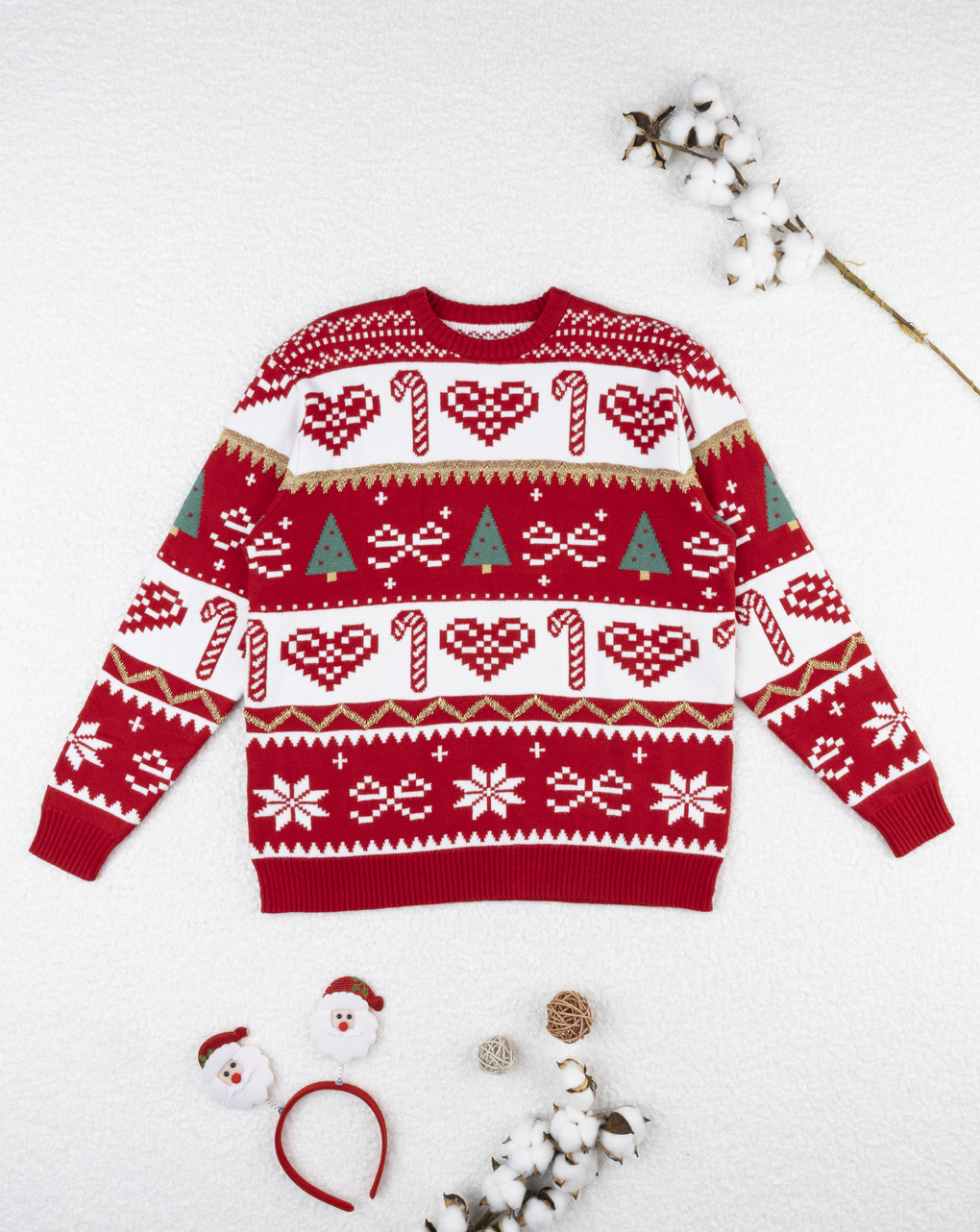 Maglia tricot natale mamma