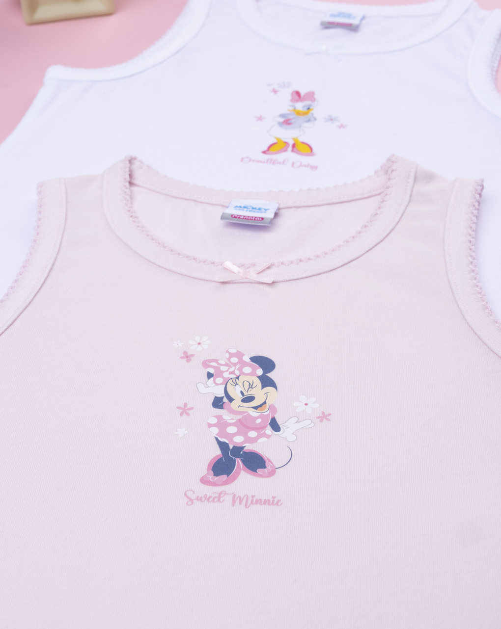 Pack 2 canotte minnie bambina