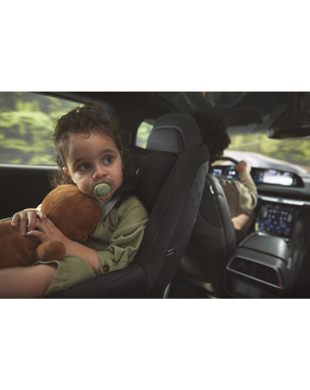 Succhietti ultra soft 18m+ pastello verde e marrone con decorazioni, a base vegetale - set da 2 ciucci - philips avent