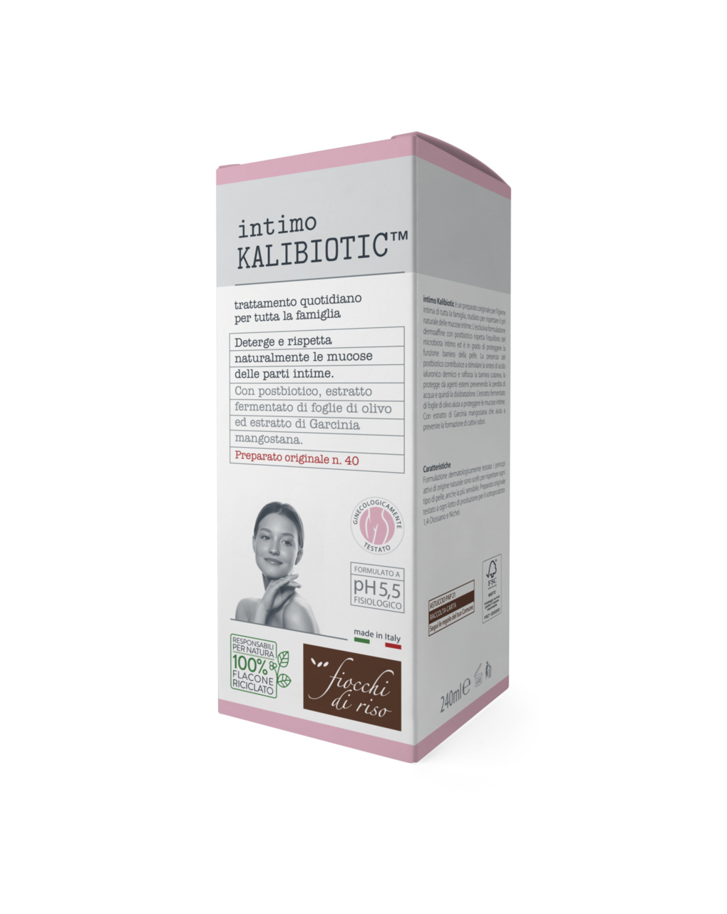 Intimo kalibiotic ph 5.5 | 240 ml - fiocchi di riso