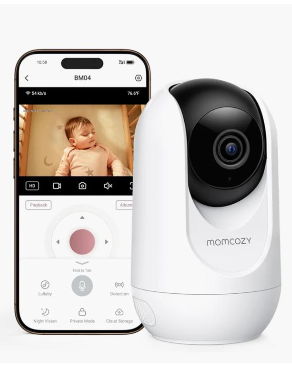 Camera aggiuntiva per video baby monitor bm04 - momcozy