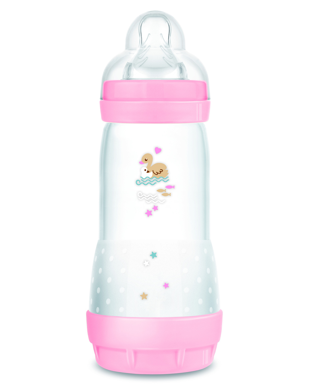 Biberon easy start 320ml bio-circolare conf. singola rosa - mam