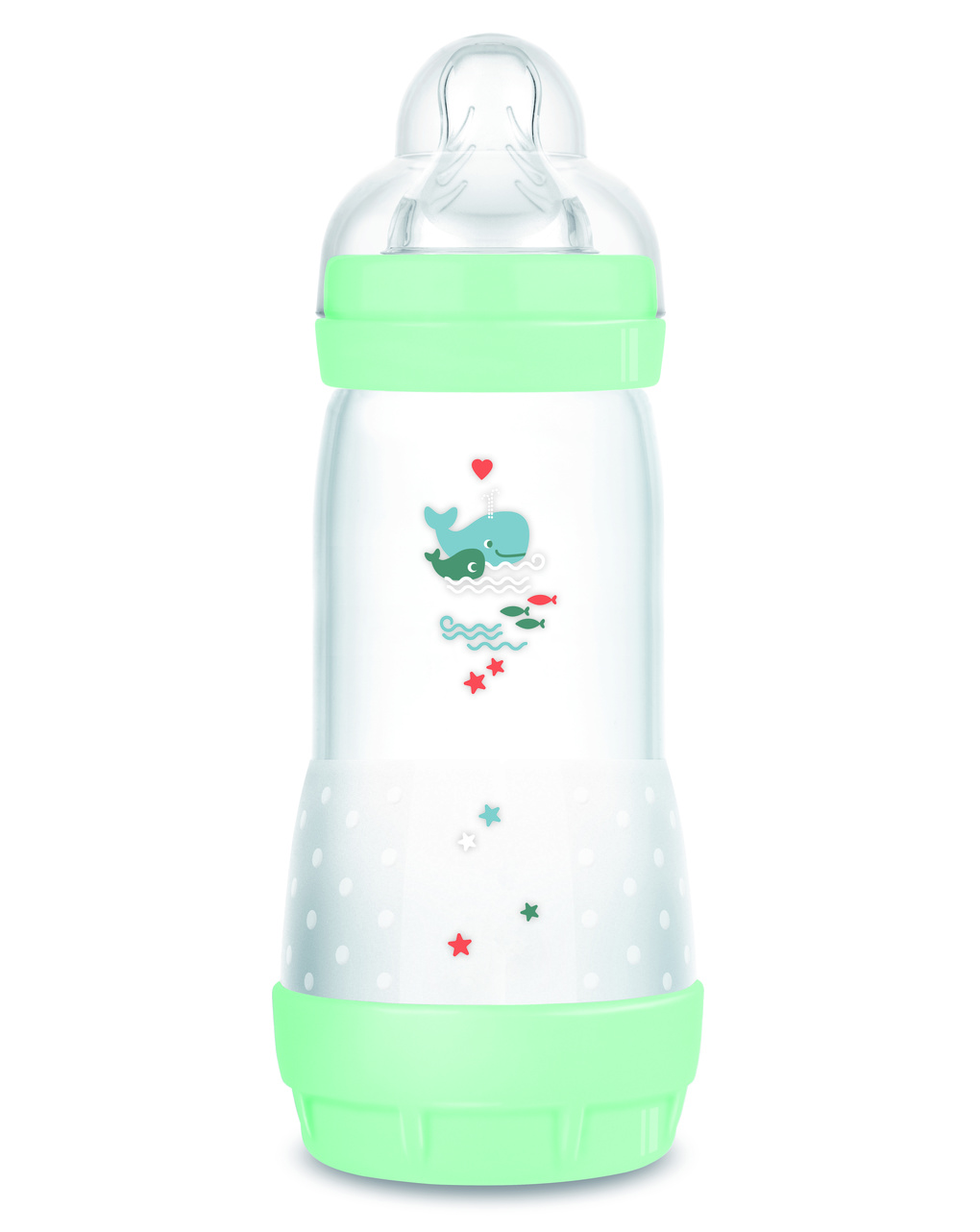 Biberon easy start 320ml bio-circolare conf. singola verde - mam