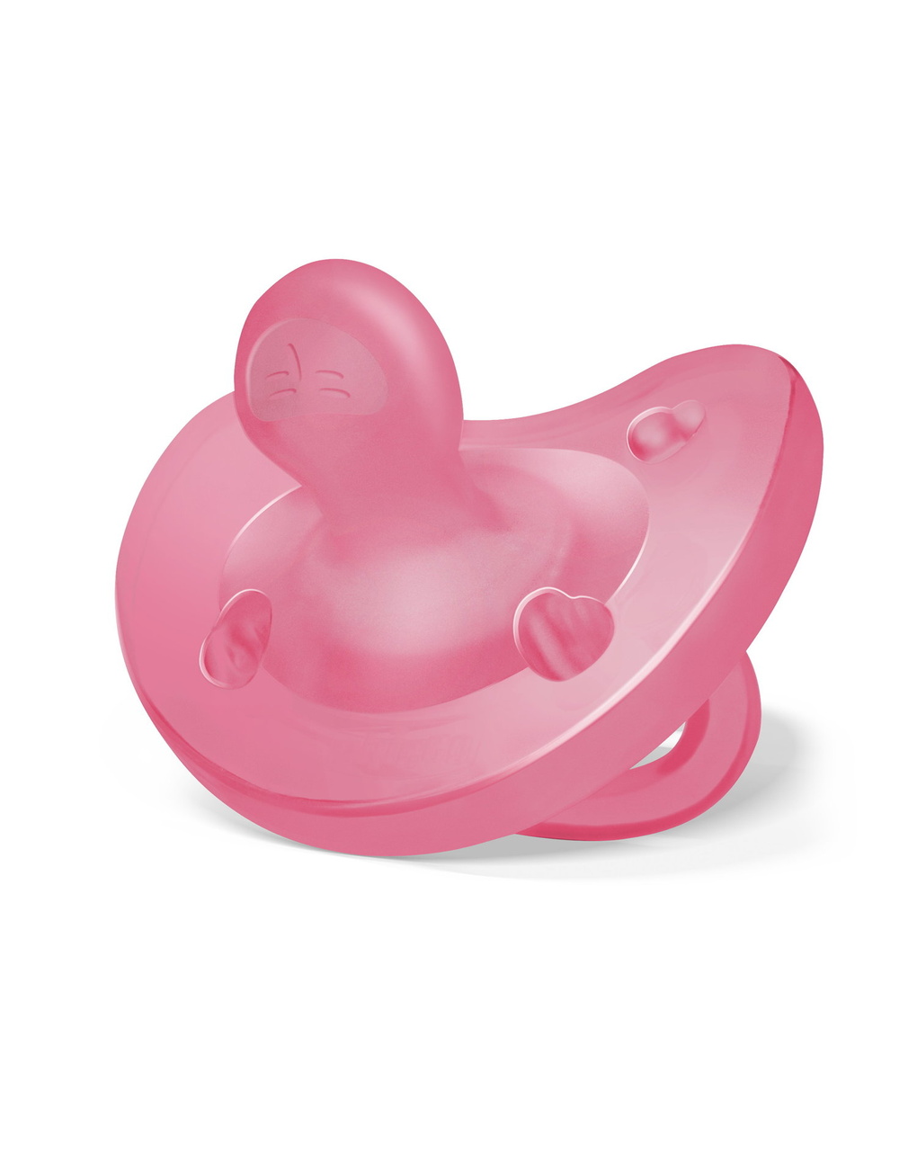 Gommotto silicone rosa 16-36 mesi 2 pezzi - chicco