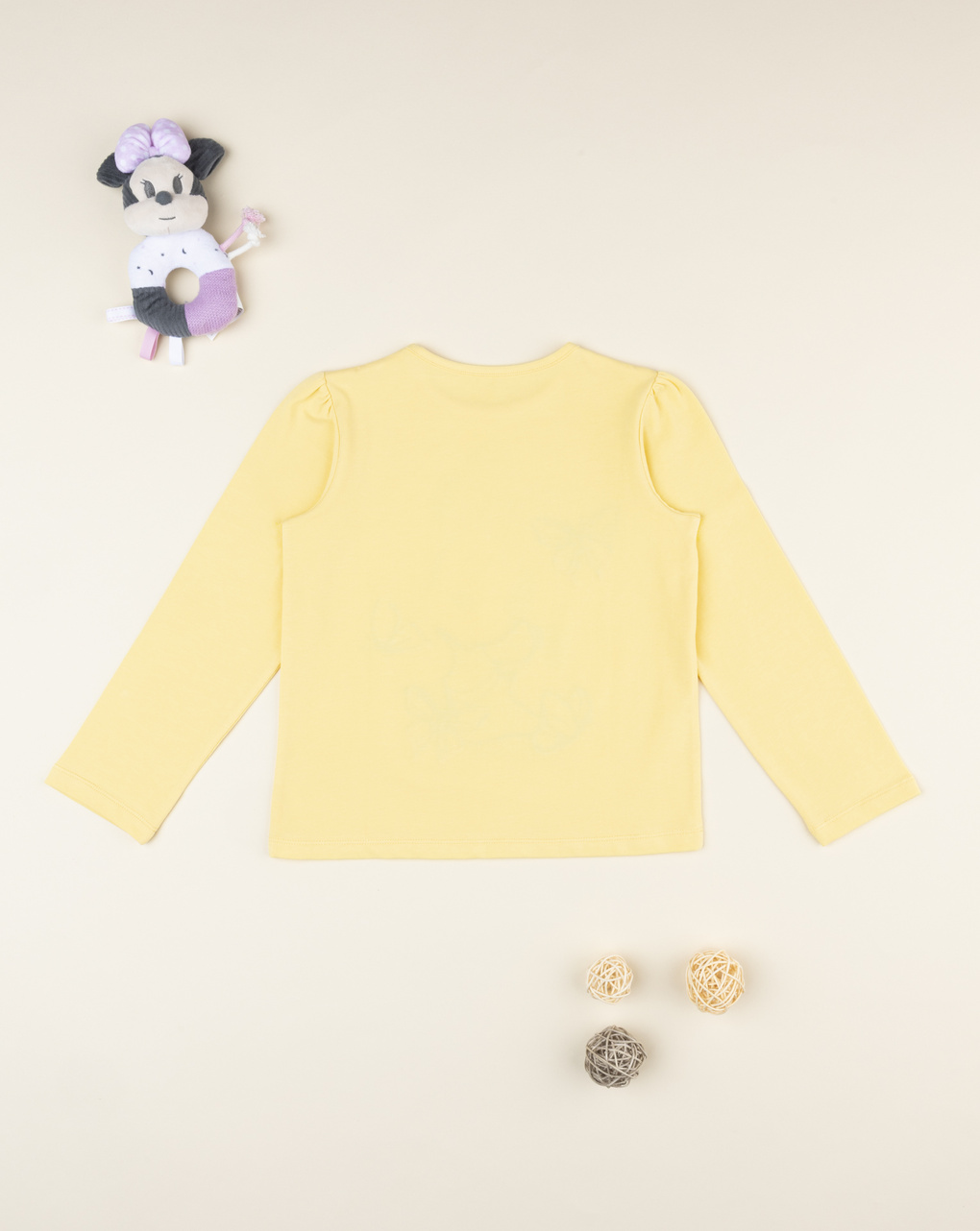 T-shirt bimba gialla minnie