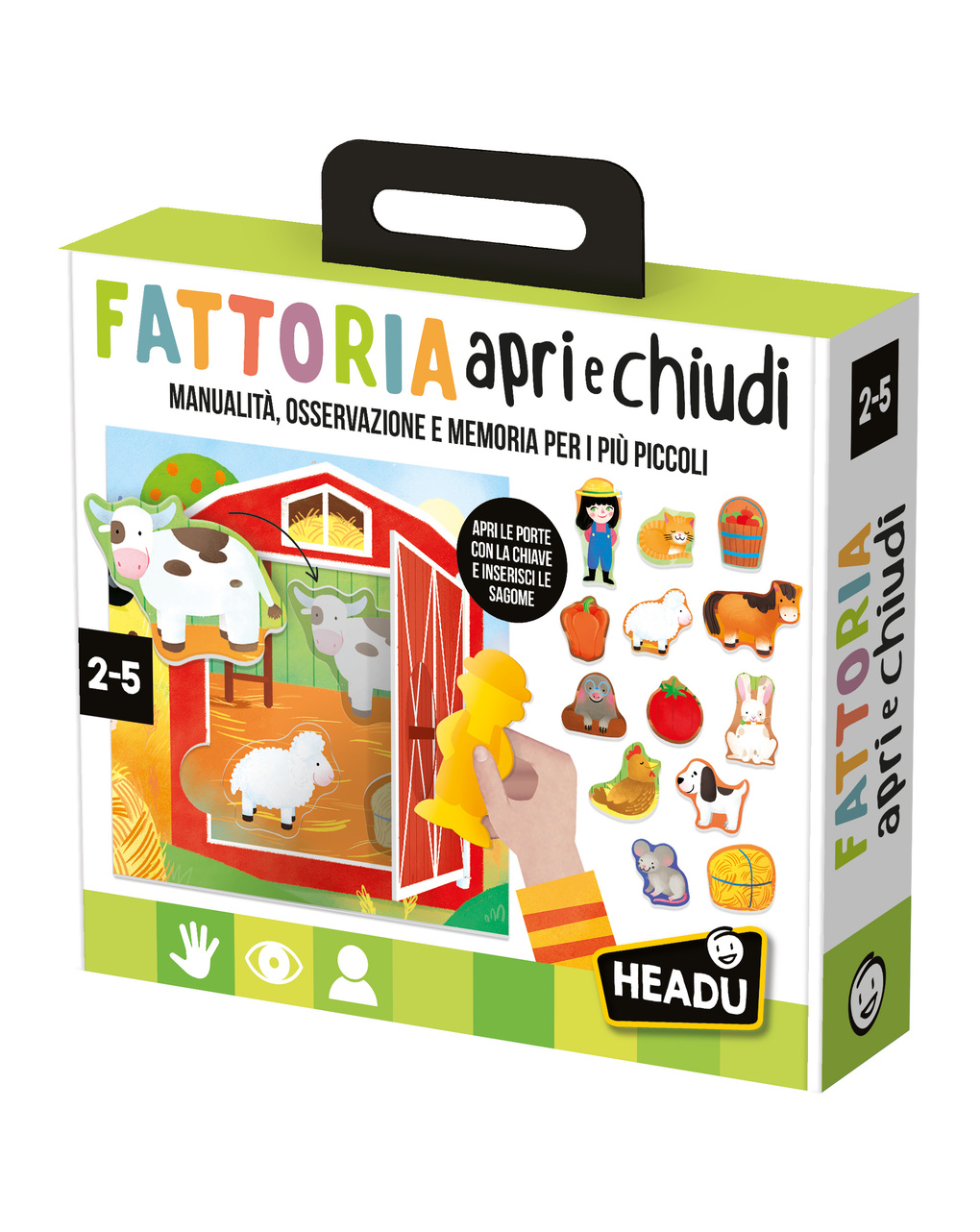 Fattoria apri e chiudi montessori – 2+  – headu