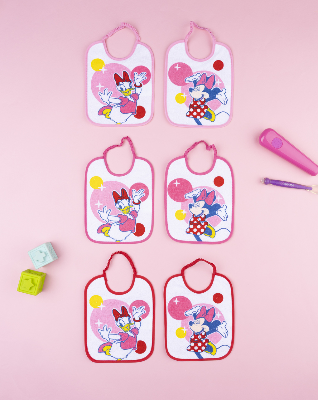 Pack 6 bavaglini grandi disney minnie