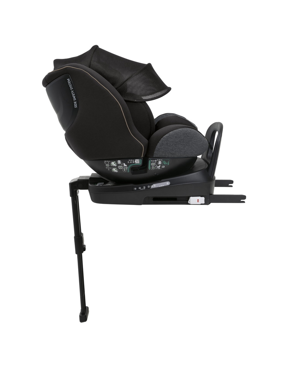 Seggiolino seat3fit air (40-125 cm) black melange - chicco