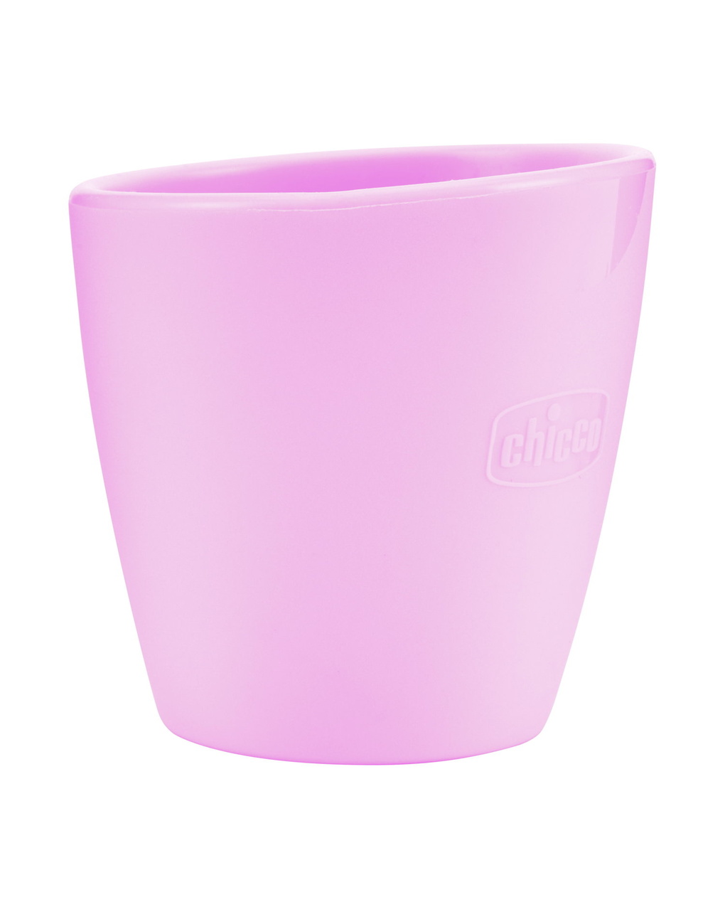 Bicchiere in silicone rosa - chicco