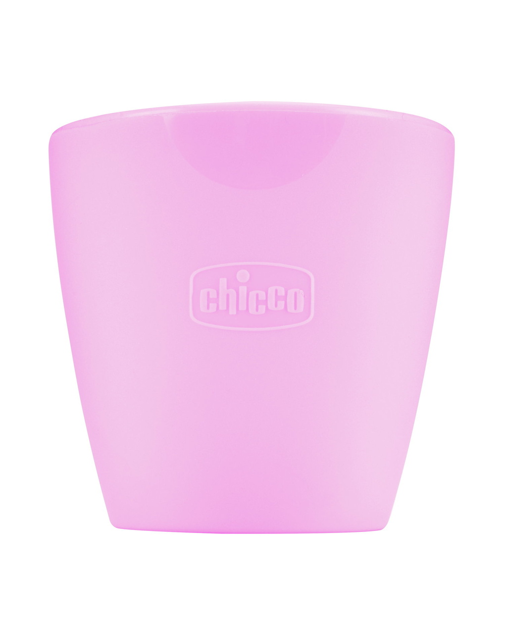 Bicchiere in silicone rosa - chicco