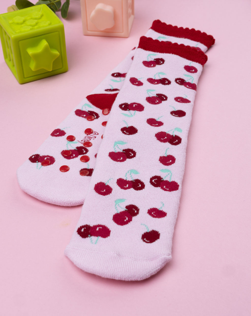 Antiscivolo bambina ciliegie