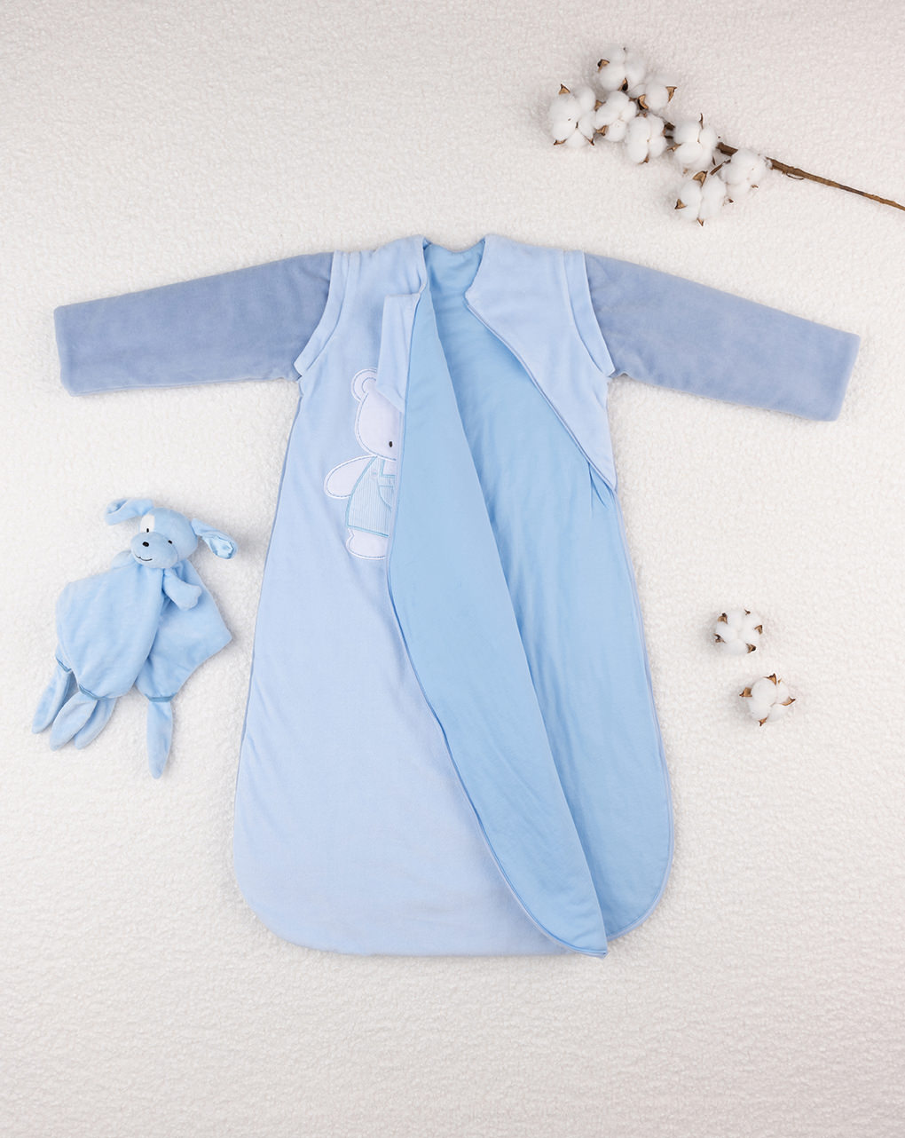 Sacco nanna neonato con maniche lunghe TOG 3,5 Prénatal