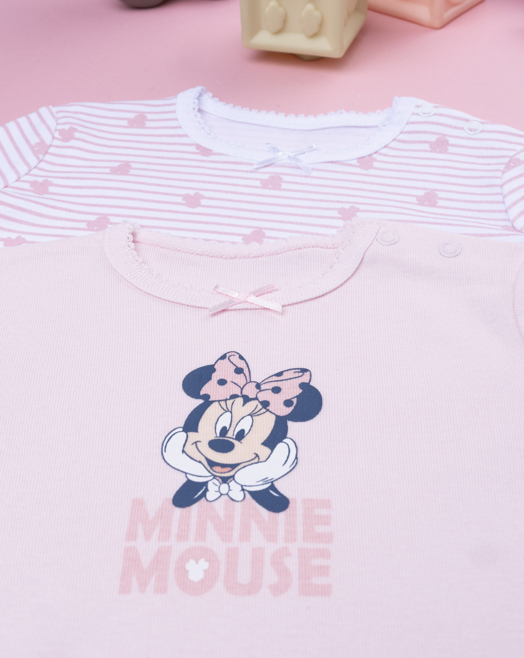 Body bimba minnie rosa/bianco