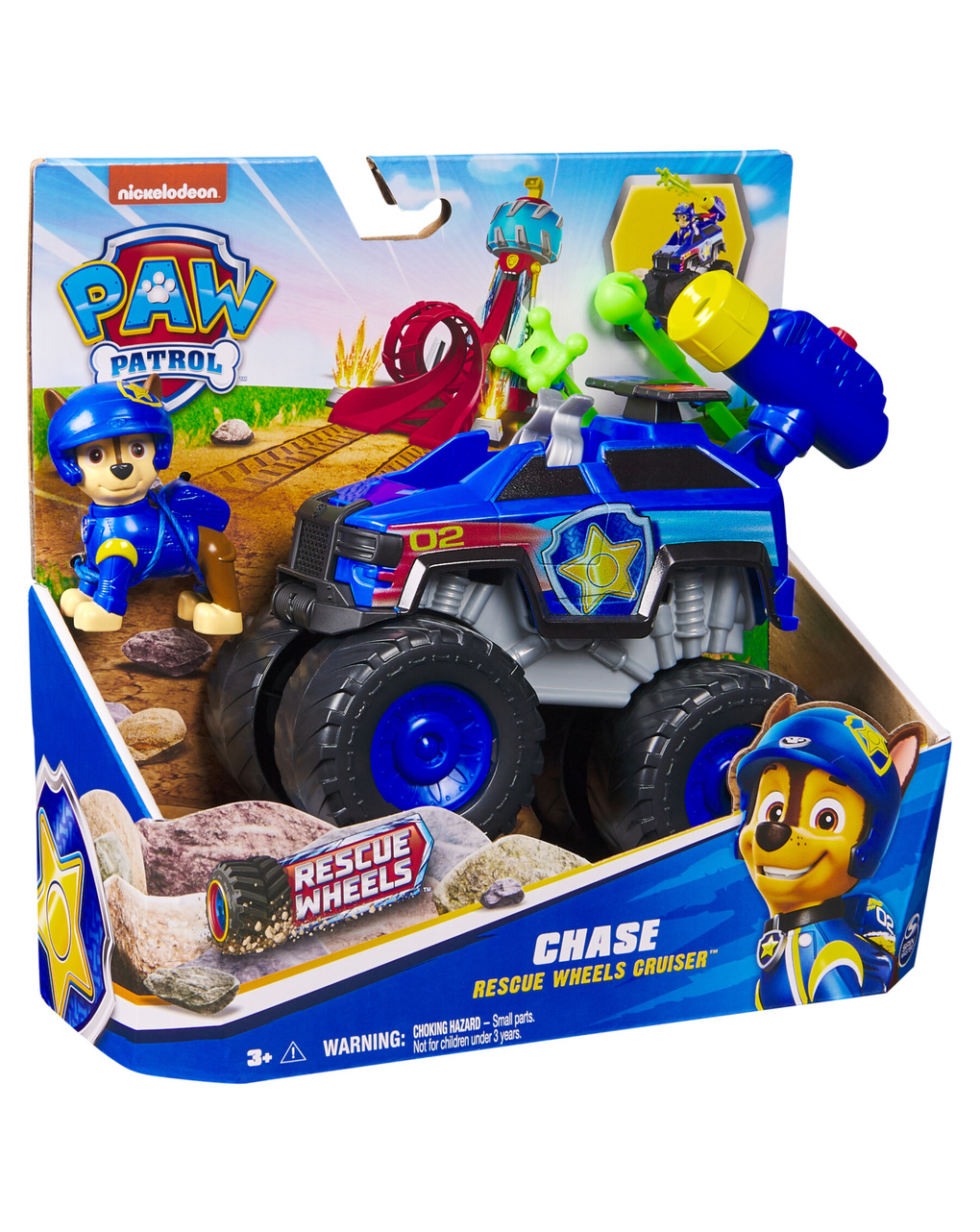 Paw patrol: rescue wheels, auto polizia di chase