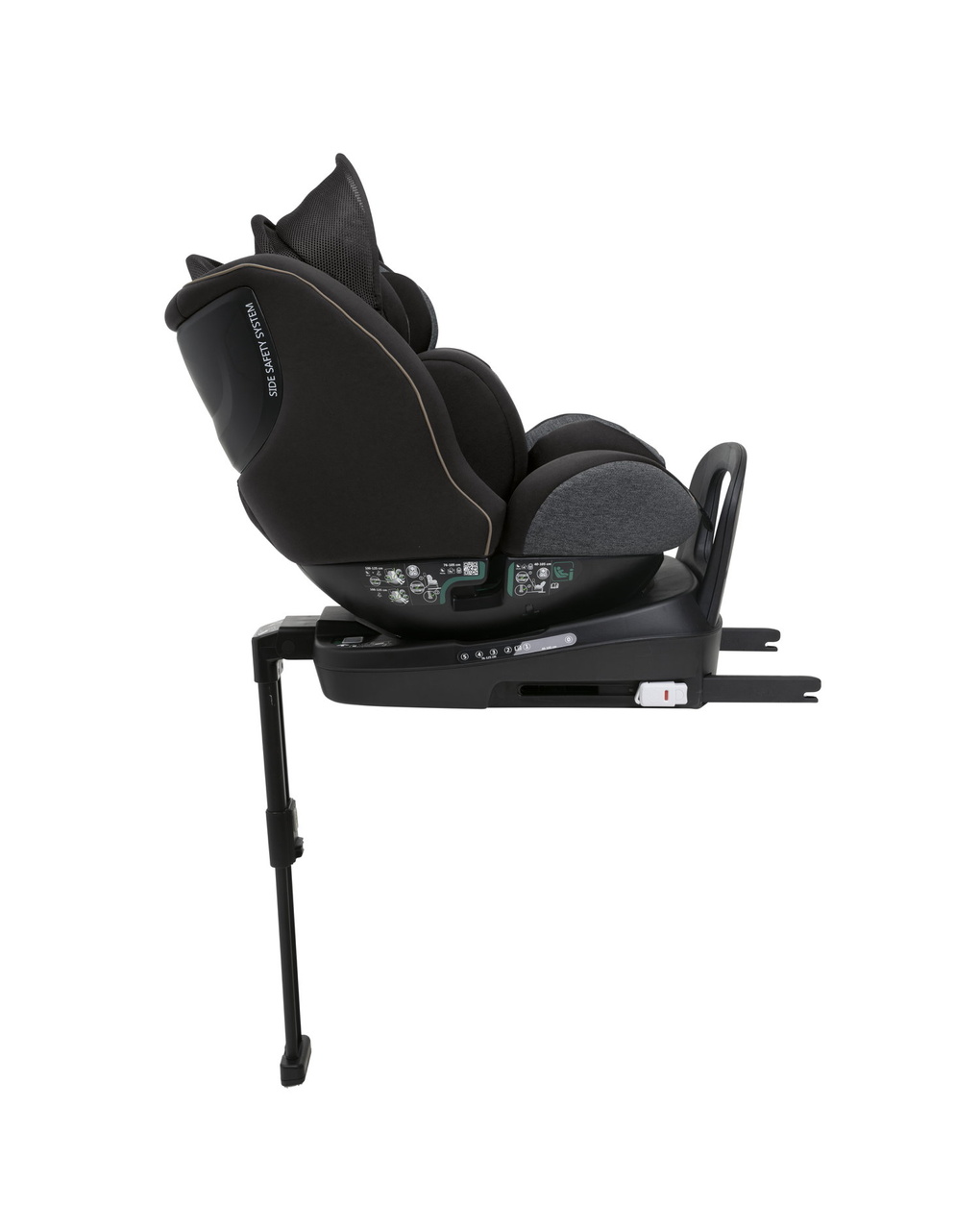 Seggiolino seat3fit air (40-125 cm) black melange - chicco