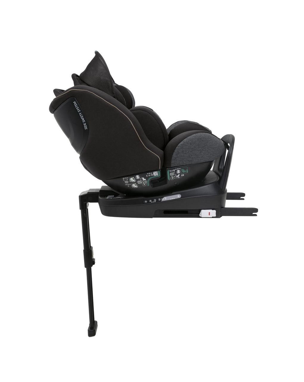 Seggiolino seat3fit air (40-125 cm) black melange - chicco