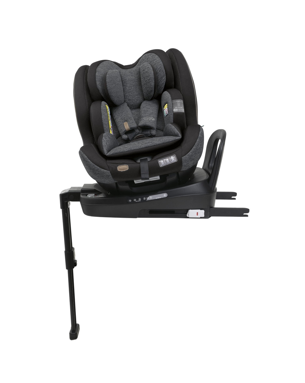Seggiolino seat3fit air (40-125 cm) black melange - chicco