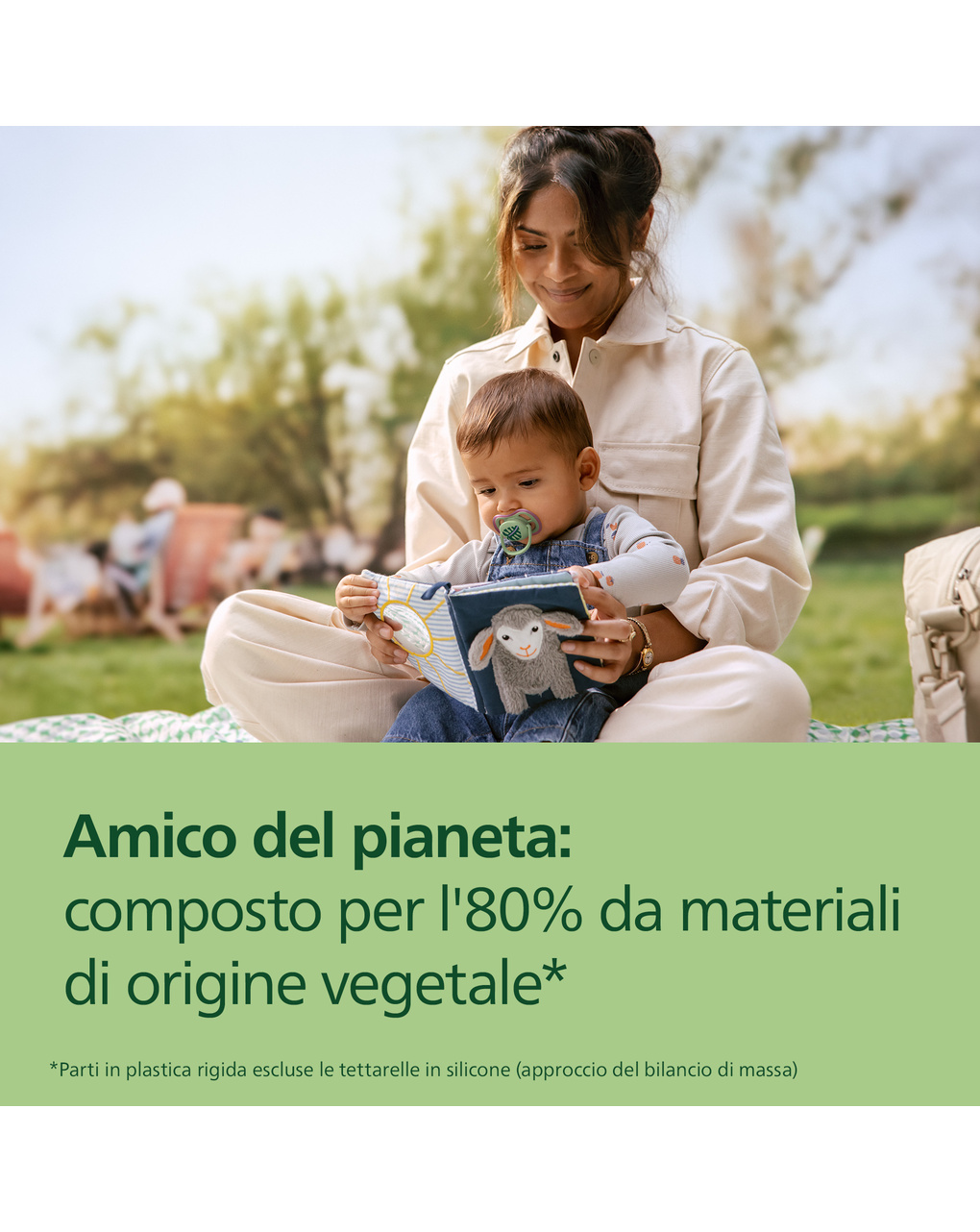 Succhietti ultra air 6-18m foglia e leopardo, a base vegetale - set da 2 ciucci - philips avent