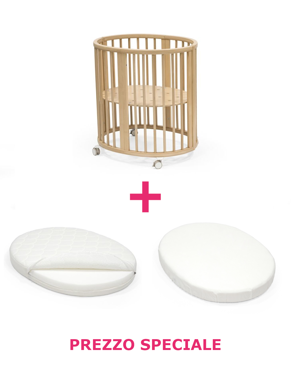 Letto sleepi mini natural v3 + mattress v3 e lenzuolo a un prezzo speciale – stokke®