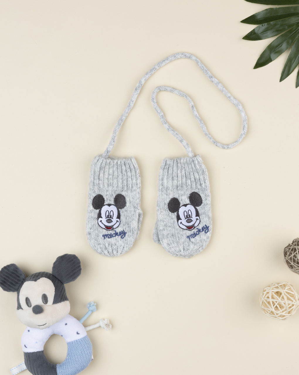 Muffole grigio bambino topolino