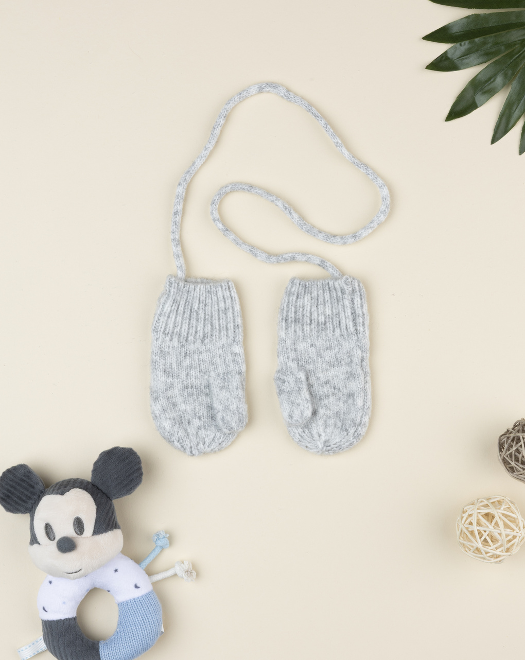 Muffole grigio bambino topolino