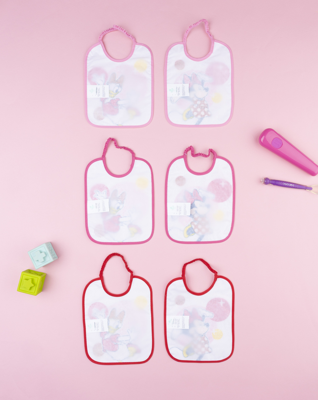 Pack 6 bavaglini grandi disney minnie