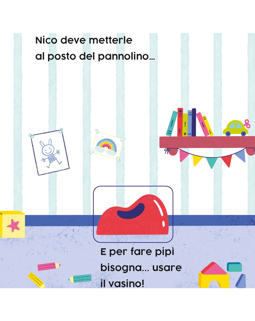 Libro crescendo con nico addio pannolino – 0-2  – unisex