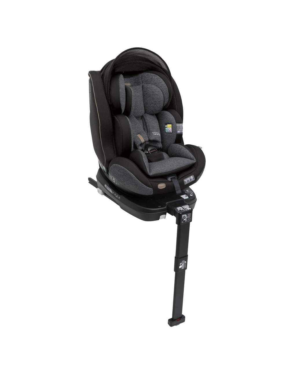 Seggiolino seat3fit air (40-125 cm) black melange - chicco