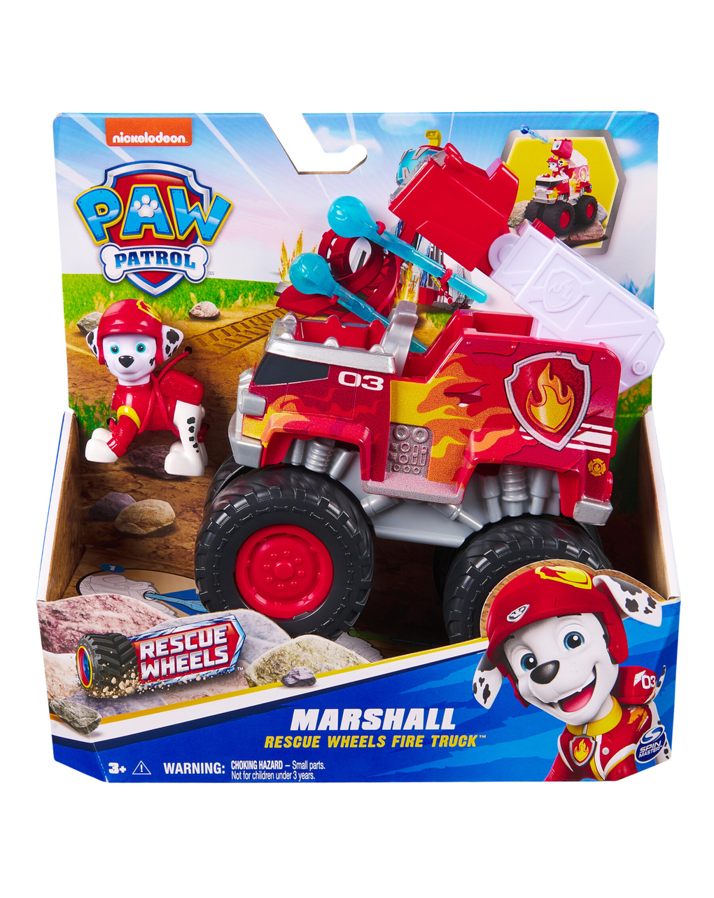 Paw patrol: rescue wheels, camion di marshall